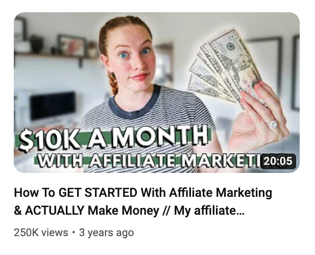 How to GET STARTED with Affiliate Marketing & ACTUALLY Make Money thumbnail
